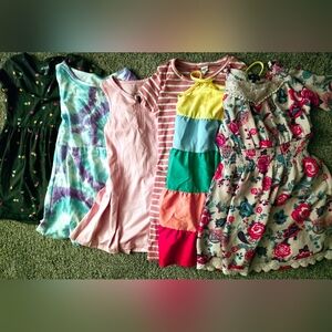 Colorful Girls' Dresses Set